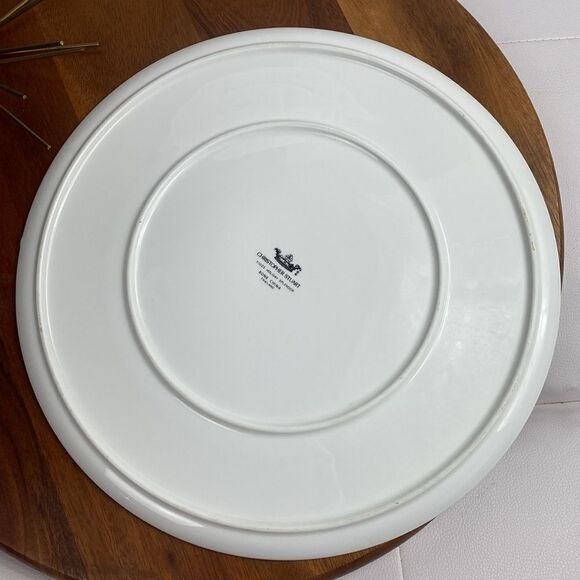 Christopher Stuart Holiday Splendor Cake Plate 13" - Picture 6 of 8